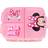 Stor Multi Compartment Sandwich Box Minnie So Edgy Bows