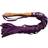 Rouge Garments Wooden Handled Purple Leather Flogger