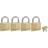 Master Lock Solid Brass 40mm 4-Pin Keyed