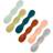 Simka Rose 6pc Silicone Baby and Toddler Spoon Set, Multicolor Multicolor One Size Fits All