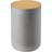 mDesign Plastic Round Trash Can Wastebasket, Bin Container