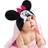 Lambs & Ivy Disney Baby Minnie Mouse Pink cotton Hooded Baby Bath Towel