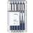 Tul Gel Pens, Retractable, Medium Point, 0.7 mm, Gray Barrel, Blue Ink, Pack Of 12