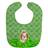 Caroline's Treasures Caroline's Treasures BB6228BIB Shih Tzu Red White Shamrocks Baby Bib 10 x 13" multicolor