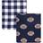 Hudson Baby Infant Boy Silky Plush Blanket Football 30x36 inches