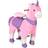 Qaba Ride On Unicorn Walking Horse Mechanical Pony Toy with Wheels