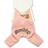 Touchdog HD7PKXS Fashion Designer Pet Hooded Sweater, Pink & White