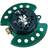 Dramm Metal Base, Green 15024 ColorStorm 9-Pattern Turret Sprinkler