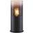 Lindby Berral Black/Smoke Table Lamp 22.5cm