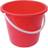 Robert Scott Jantex Round Plastic Bucket Red 10Ltr
