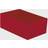 Bins, height 63 mm, red, LxW 162x108 mm, pack of 50