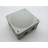 Wiska COMBI 308/5 IP66 Junction Box With 5-Pole Screw Terminals Grey 10060401