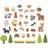 Uber Kids Bigjigs Toys Magnets Woodland