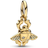 Pandora Disney Aladdin Scarab Beetle Dangle Charm - Gold/Transparent