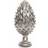 Hill Interiors Large Silver Pinecone Finial Figurine