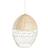 Dkd Home Decor Ceiling Light Metal White Light brown Pendant Lamp