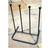 2 Pair Rack. Steel black wellie