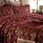 Riva Paoletti Shiraz Bedspread Red, Gold (275x275cm)