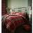 Catherine Lansfield Kelso Easy Care Single Duvet Cover Red