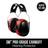 3M Pro-Grade 30 dB Steel Earmuffs Mulit-Colored 1 pair