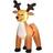 Homcom Bon Noel 1.8m Inflatable Reindeer Christmas Lamp