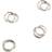 Saro Lifestyle Three Ring Napkin Ring 6.4cm 4pcs