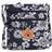 Vera Bradley Auburn Tigers Rain Garden Triple-Zip Hipster Crossbody Bag