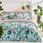 Tropical Leaf Duvet Cover Pink, Multicolour, Green, Blue, White