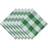 Design Imports Shamrock Buffalo Check Cloth Napkin Green, White (50.8x50.8cm)