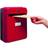 Helix Post/Suggestion Box Red W81060