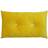 Bee Embroidered Buttoned Velvet Complete Decoration Pillows Yellow