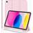 iMieet New iPad 10th Generation Case 2022 10.9 Inch with Pencil Holder, Trifold Stand Smart Case with Soft TPU Back,Auto Wake/Sleep(Pink)