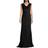 Donna Karan Sleeveless Cowl Neck Bias Cut Gown