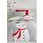 Catherine Lansfield Cosy Snowman Duvet Cover Red, Grey, White