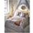 Portfolio Home Twilight Santa Double Set Duvet Cover Gold, Beige, Grey, Yellow