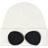 C.P. Company Extra Fine Merino Wool Goggle Beanie - Gauze White