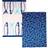 Dexam Set 2 Fish Kitchen Towel Blue, White