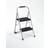 Cosco 2-Step Big Step, Steel Step Stool (Platinum/Black)