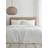 Catherine Lansfield Seersucker Set Duvet Cover White