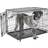 Newly Enhanced Double Door iCrate Dog Crate 36inch 58.4x63.5cm