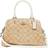 Coach Mini Lillie Carryall In Signature Canvas - Light Khaki/Chalk