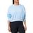 Champion Women's American Classics Crop Boxy Crew Neck Sweatshirt - Light Blue