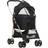 Pawhut In 1 Pet Stroller, Detachable Dog Cat Travel Carriage - Black