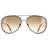 Lacoste Aviator Mens Matte Gold Brown