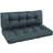 OutSunny Tufted Pallet Seat Pad Chair Cushions Grey