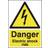 Danger Electric Shock Risk Safety Sign