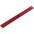 Jam Paper Jam Paper Stainless Steel Ruler 12 Ruler with Skid Cork Backing Red Metallic Sold Individually