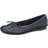 Clarks (Navy, 4.5) Ladies Comfort Everyday Flats Freckle Ice D Fit