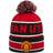 New Era Manchester United Striped Multi Bobble Beanie Hat