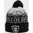 New Era Oakland Raiders Pom Beanie Hat Sr